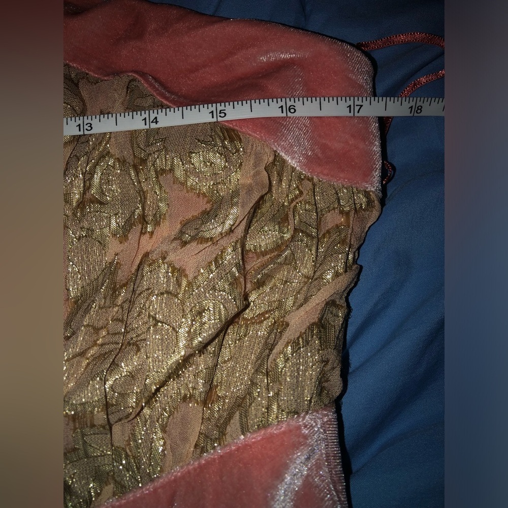 Jacquard Halter Gown - Picture 14 of 16